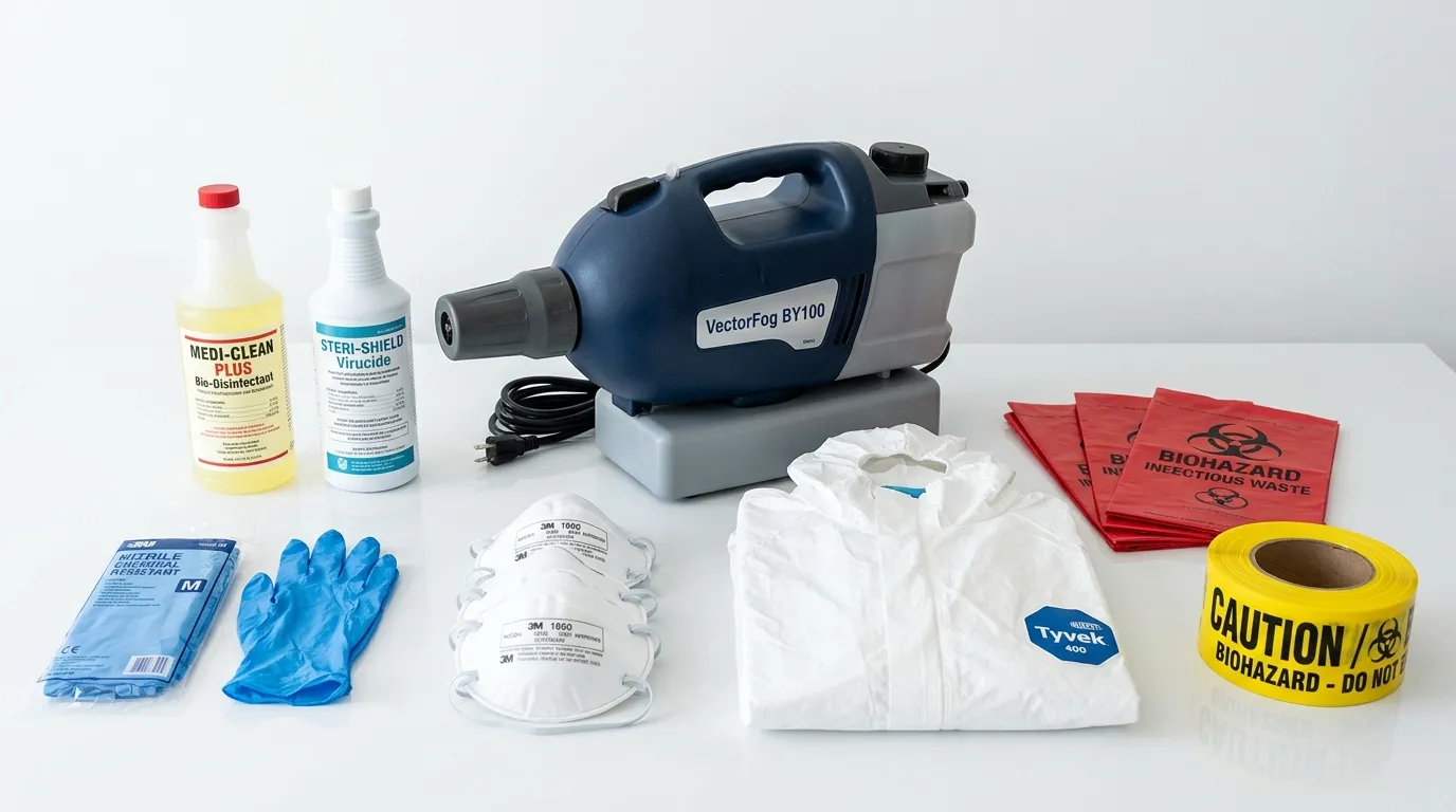 Professional biohazard remediation crew working in Blauvelt