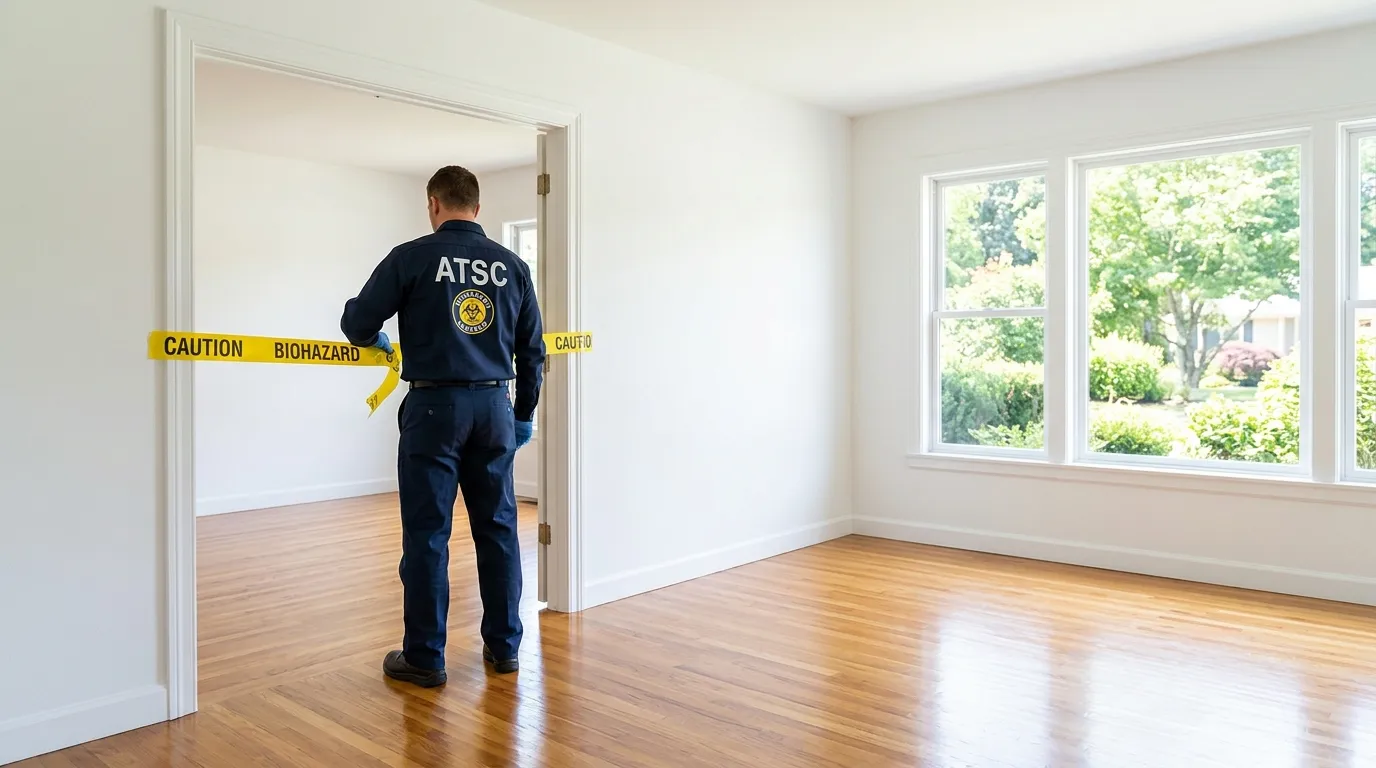 Certified biohazard cleanup crew performing Crime Scene Cleanup in Blauvelt